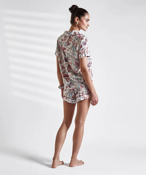 Set Pijama Camisero Flores