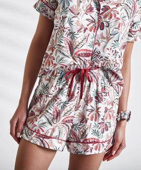 Set Pijama Camisero Flores