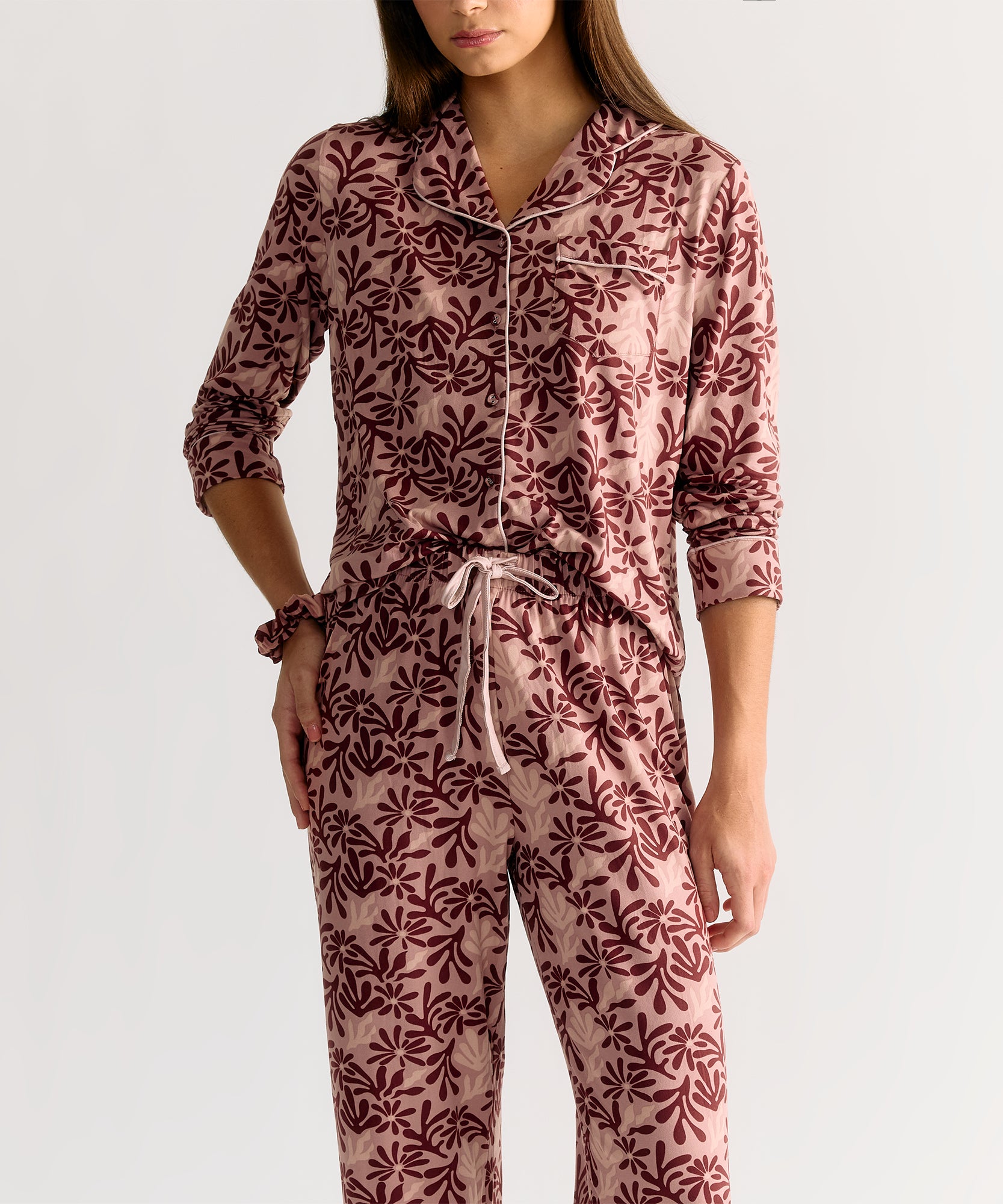 Set Pijama Flores Bicolor Dreamy