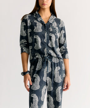 Set Pijama Tigres Azul Dreamy