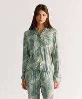 Set Pijama Tigres Verde Dreamy