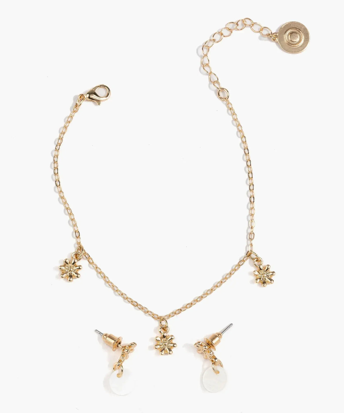 Set Pulsera Y Aros Soles