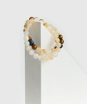 Set Pulseras Borlas Resina