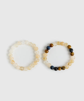 Set Pulseras Borlas Resina