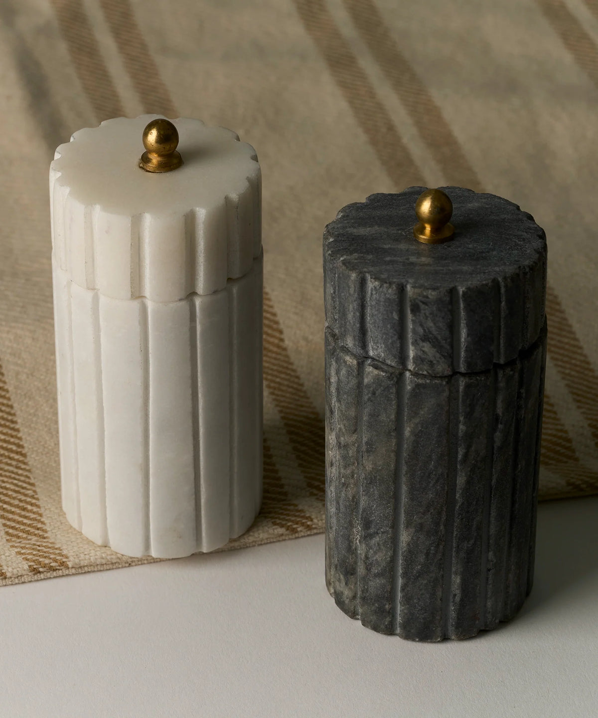 Set Salero Pimentero Mármol