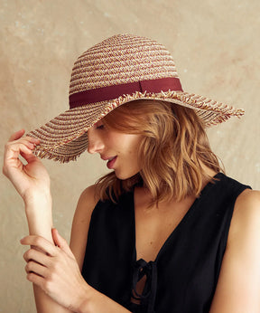 Sombrero Diseño Flecos Paradiso