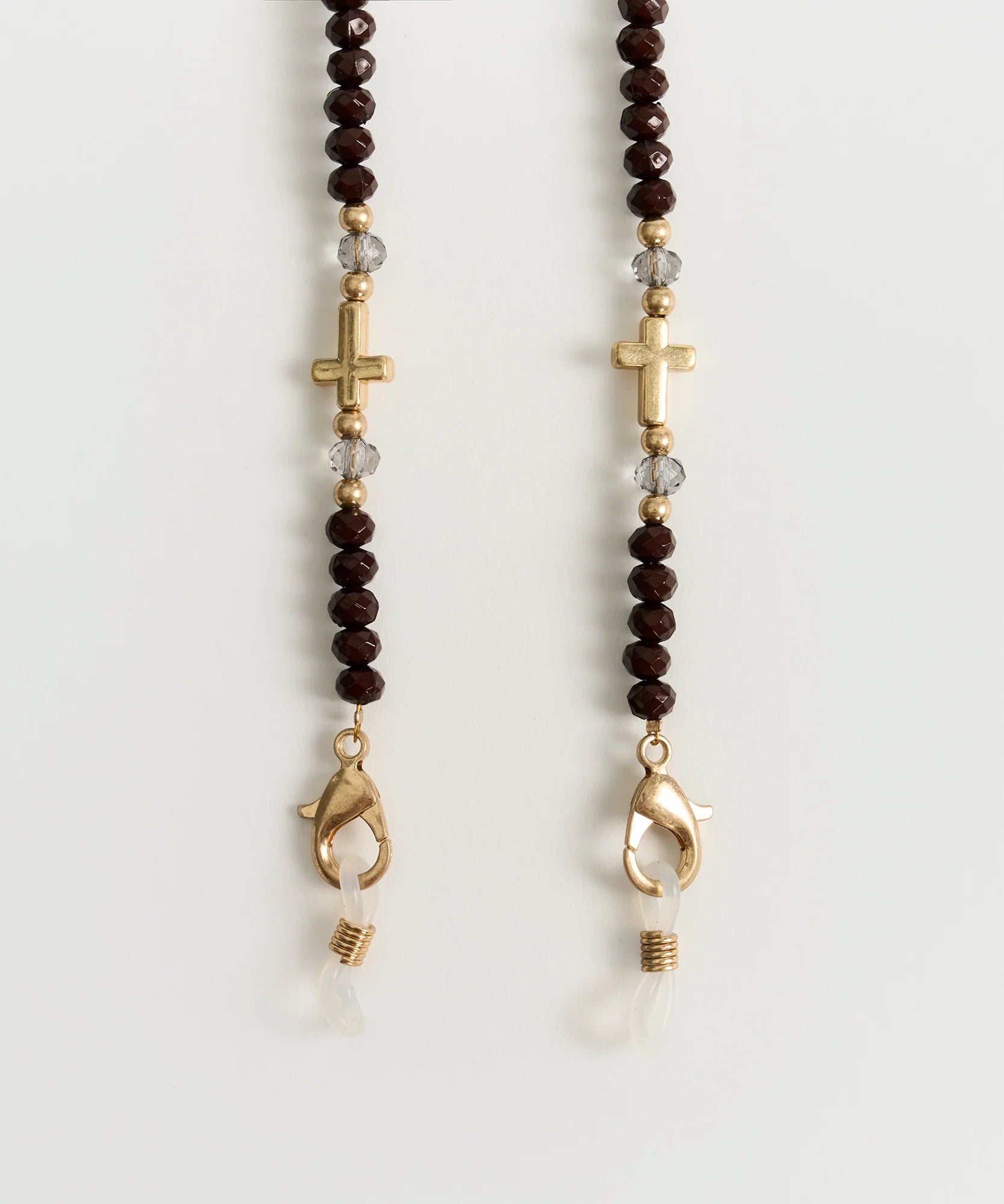 Strap Sujetador Lentes Mostacillas Cruces