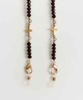 Strap Sujetador Lentes Mostacillas Cruces