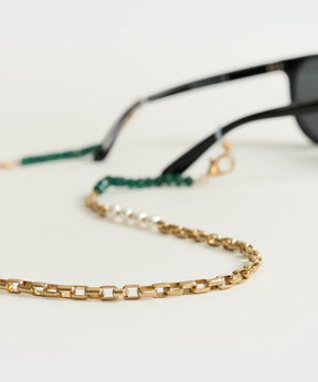 Strap Sujetador Lentes Mostacillas Perlas Cadena