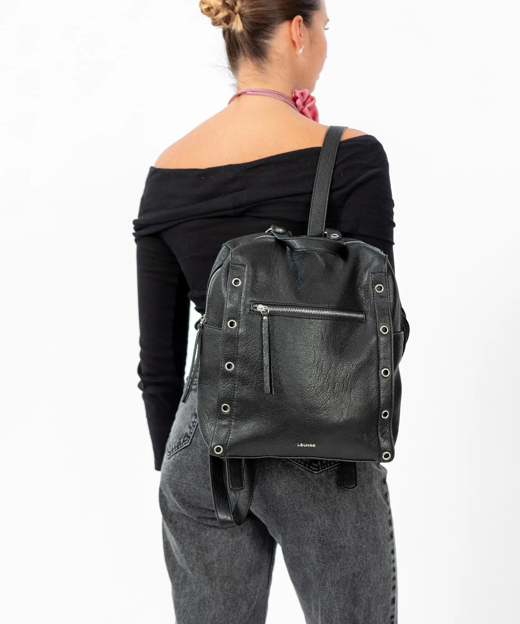 Mochila Mujer Lounge Metalizada