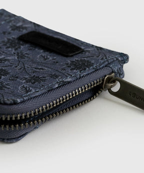 Tarjetero Canvas Flores Boho