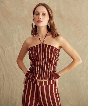 Top Strapless Líneas Paradiso