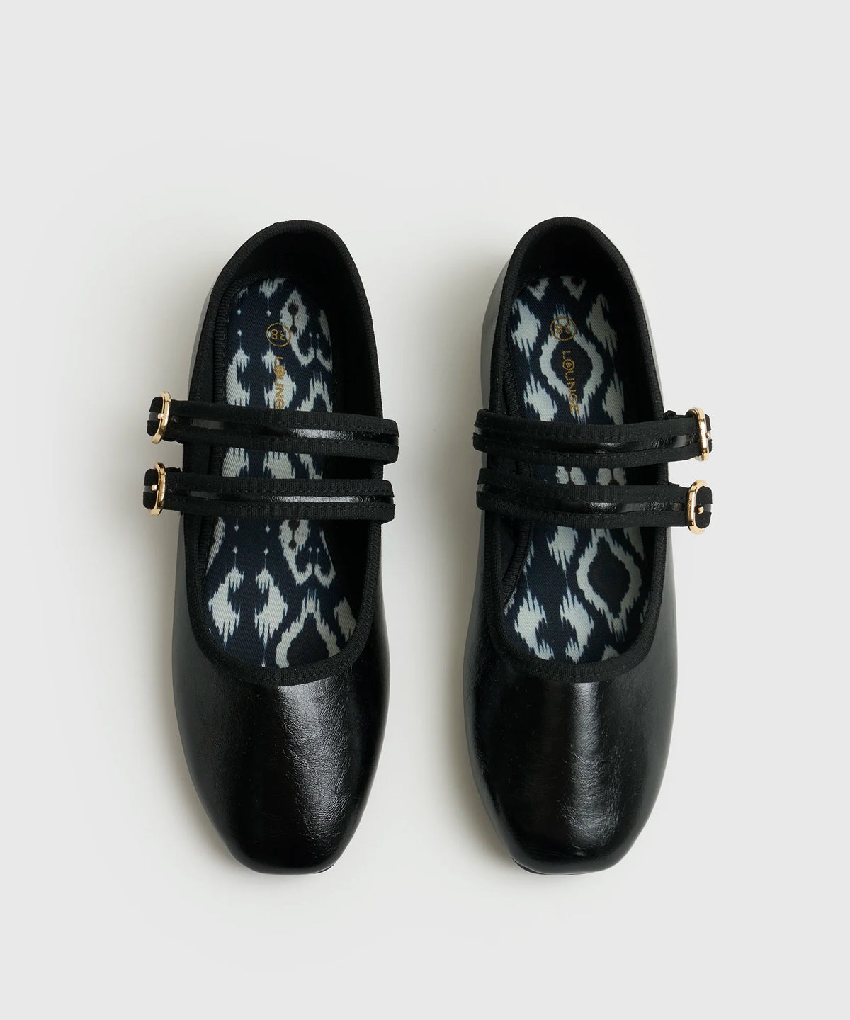 Zapato Ballerina Doble Hebilla