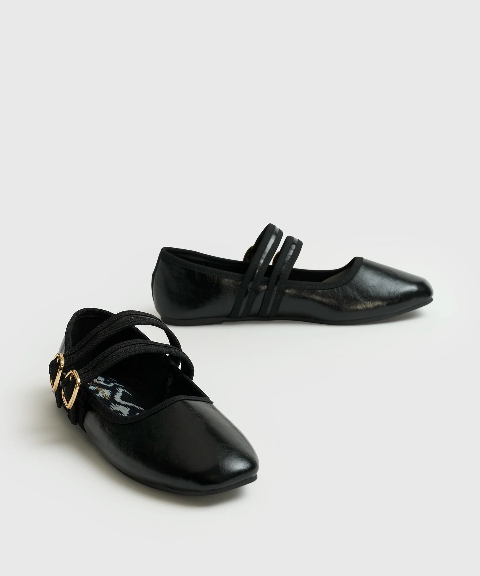 Zapato Ballerina Doble Hebilla