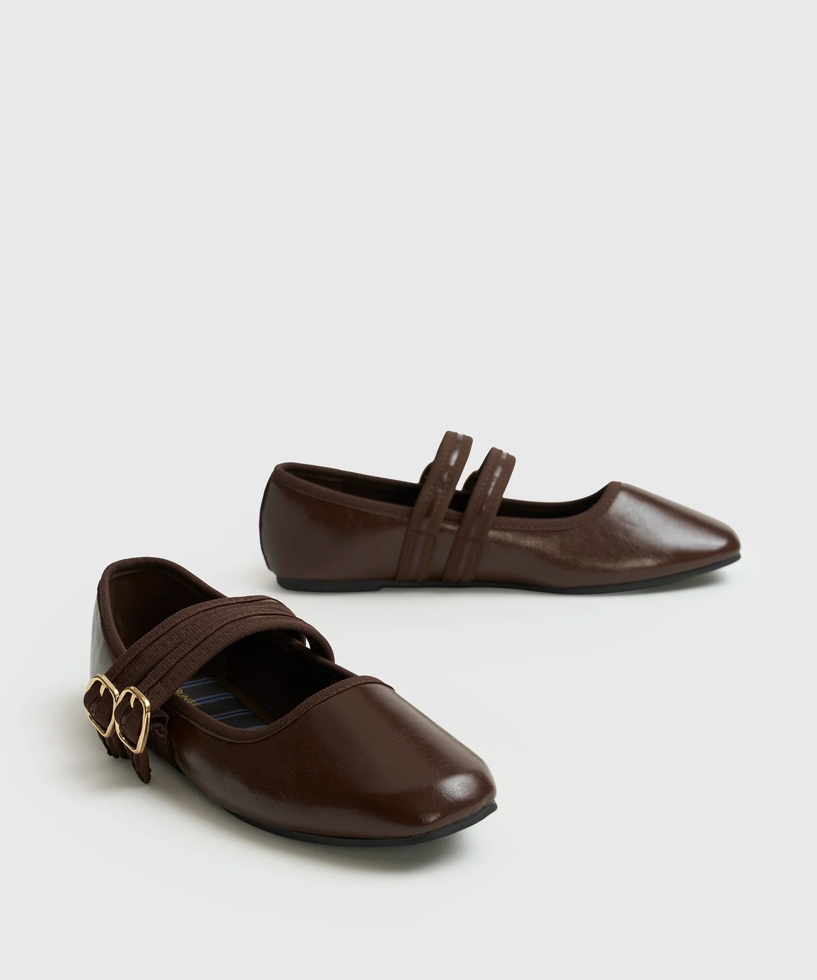 Zapato Ballerina Doble Hebilla