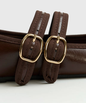 Zapato Ballerina Doble Hebilla