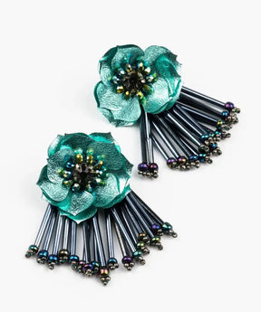 Aros Flor Pompón