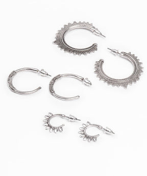 Set Aros Argollas Boho