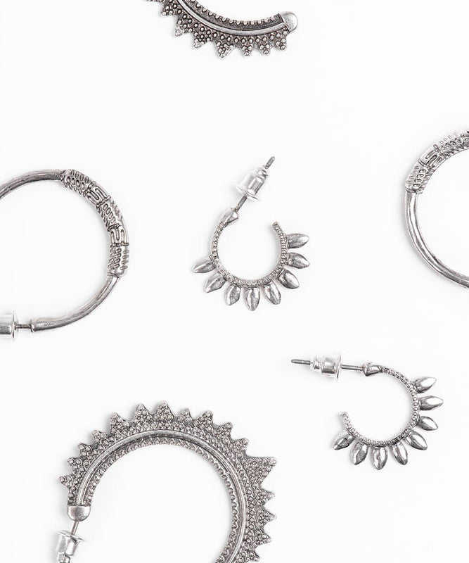 Set Aros Argollas Boho