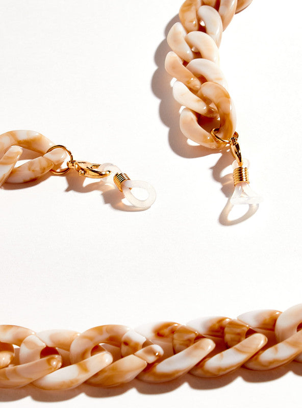 Strap Lentes Y Mascarila Eslabones Carey