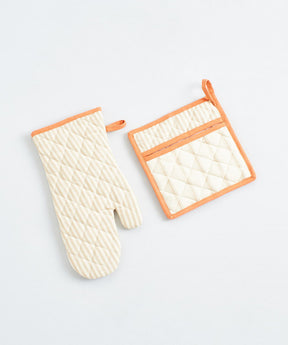Set Guante Y Toma Olla Lineas