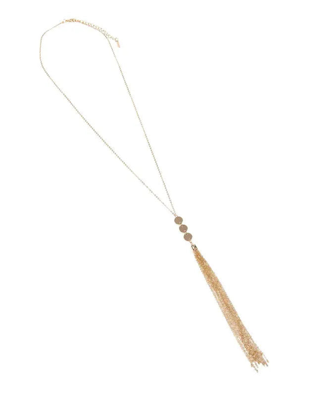 Collar Monedas Y Flecos