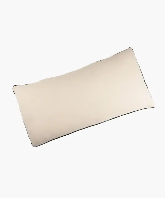 Cojín Rectangular Borde Negro - Beige / Tamaño Único