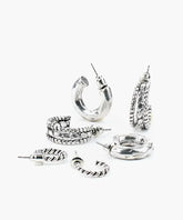 Set Aros Argollas Textura