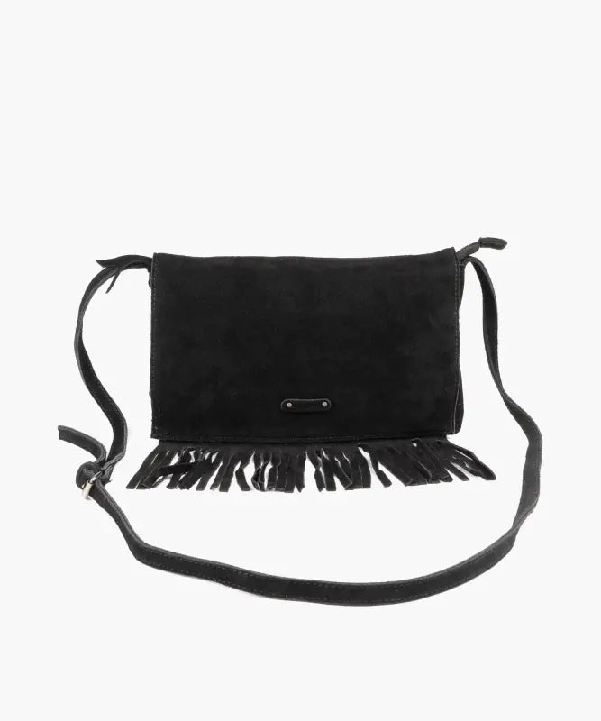 Cartera Gamuza Cruzada Flecos