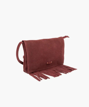 Cartera Gamuza Cruzada Flecos