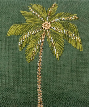Funda Cojín Algodón Palmeras