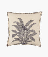 Cojín Algodón Palmera Bordada