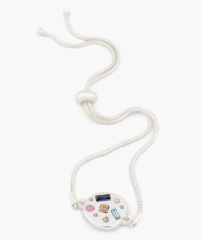 Pulsera Ajustable Moneda Y Brillantes