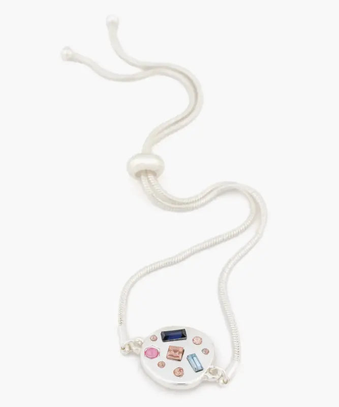 Pulsera Ajustable Moneda Y Brillantes