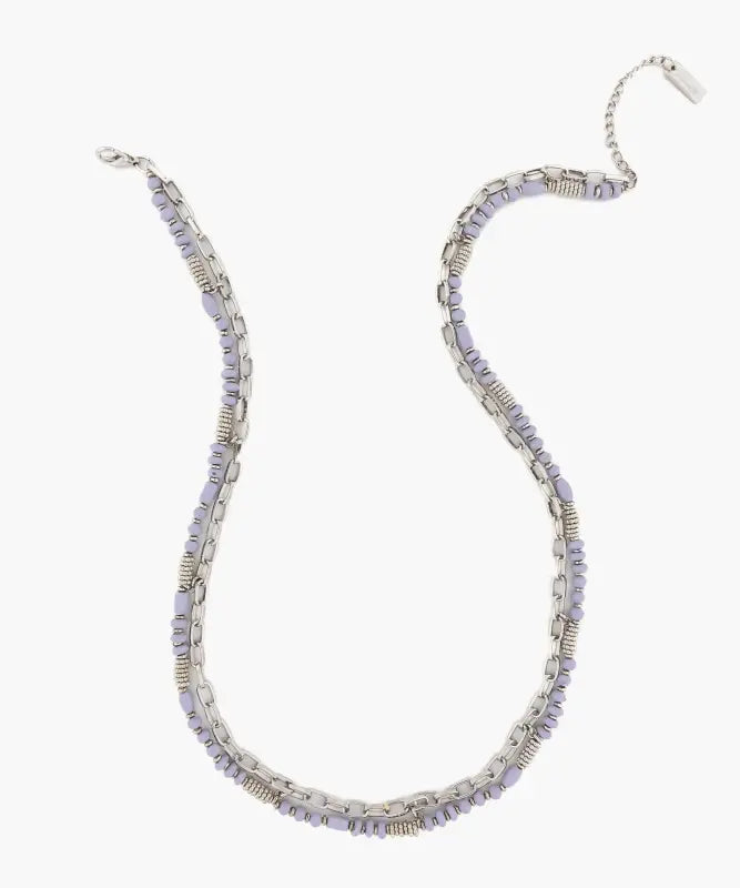 Collar Cadena Y Mostacillas