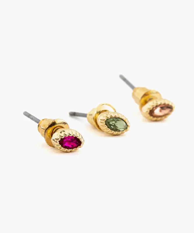 Set Aros Ojos Colores